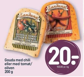 REMA 1000 Gouda med chili eller med tomat/oliven tilbud