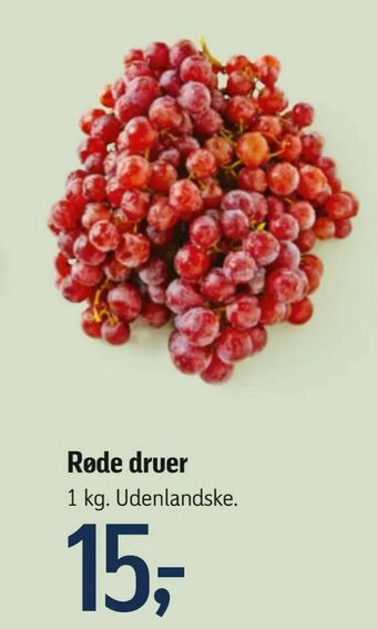 Føtex Røde druer tilbud