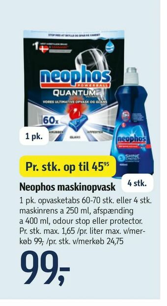 Føtex Neophos maskinopvask tilbud
