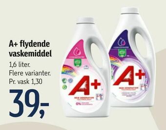 A+ flydende vaskemiddel