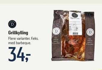 Føtex Grillkylling tilbud