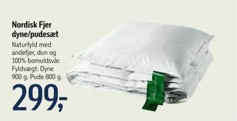 Føtex Nordisk Fjer dyne/pudesæt tilbud