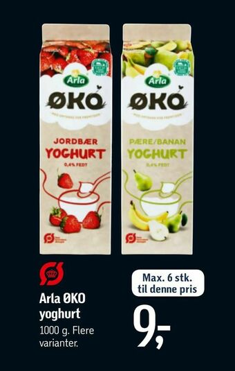 Føtex Arla ØKO yoghurt tilbud