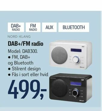 Føtex DAB+/FM radio tilbud