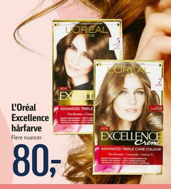 Føtex L'Oréal Excellence hårfarve tilbud
