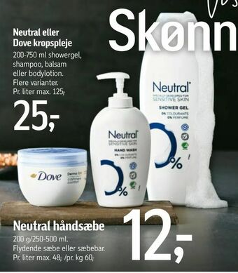 Føtex Neutral håndsæbe tilbud