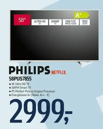Føtex Philips 58pus7855 tilbud