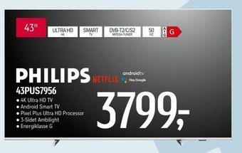 Føtex PHILIPS 43pus7956 tilbud
