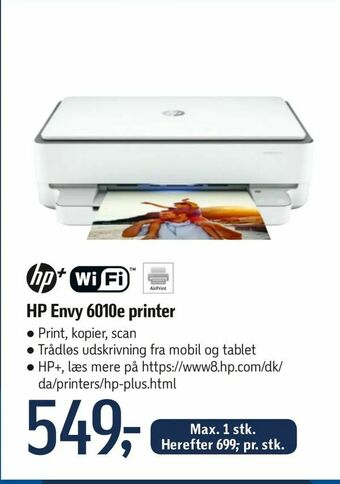 Føtex HP Envy 6010e printer tilbud