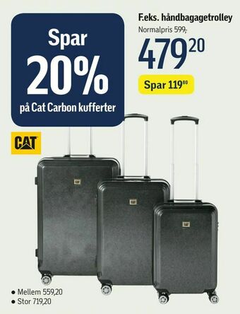 Føtex Cat Carbon kufferter tilbud