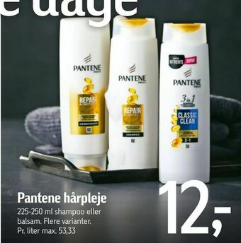 Føtex Pantene hårpleje tilbud