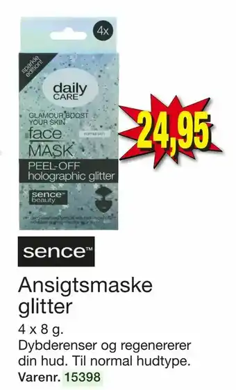 Ansigtsmaske glitter