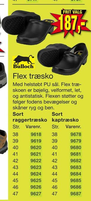 Harald Nyborg Flex træsko tilbud