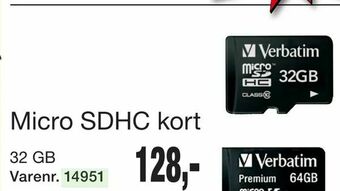 Harald Nyborg Micro SDHC kort tilbud