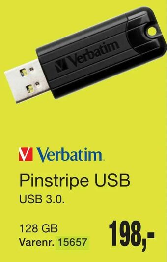 Harald Nyborg Pinstripe USB tilbud