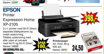 Harald Nyborg Printer Expression Home XP-2105 tilbud