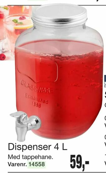 Harald Nyborg Dispenser 4 L tilbud