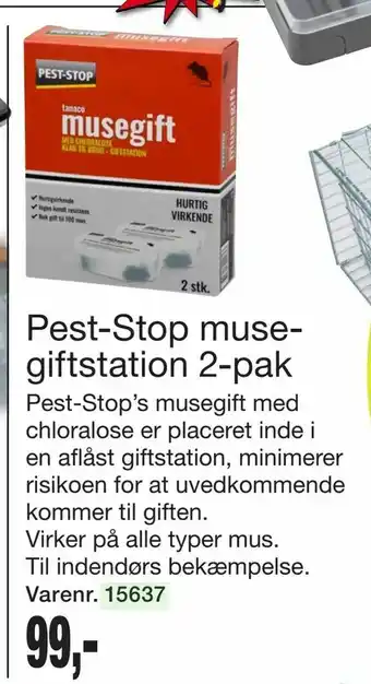 Pest-Stop musegiftstation