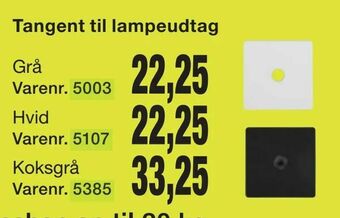 Harald Nyborg Tangent til lampeudtag tilbud