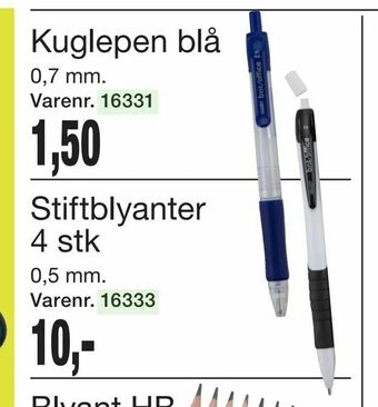 Harald Nyborg Kuglepen blå tilbud