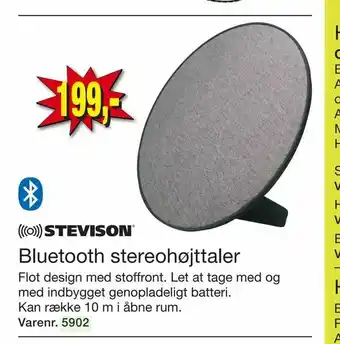 Harald Nyborg Bluetooth stereohøjttaler tilbud