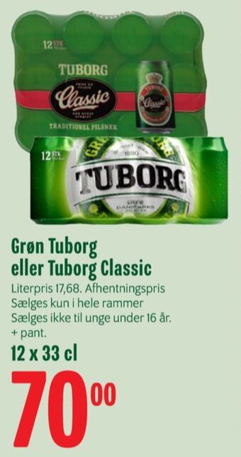 Min Købmand Grøn øl tilbud