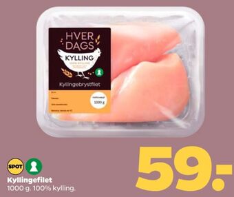 Hverdags kyllingebrystfilet