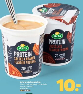 Netto Protein dessert chocolate flavour tilbud