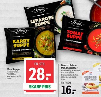 SPAR Mou aspargessuppe tilbud