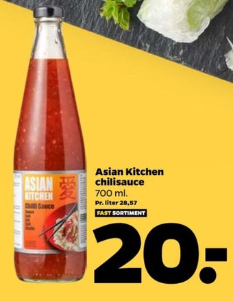 Netto Asian kitchen sauce flydende tilbud
