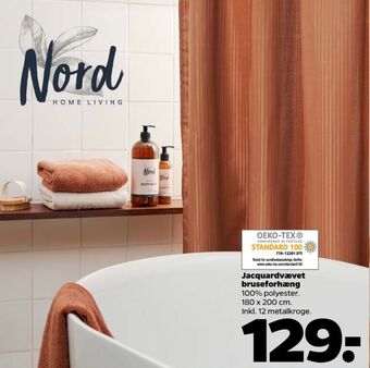 Netto Nord home living badeforhæng tilbud