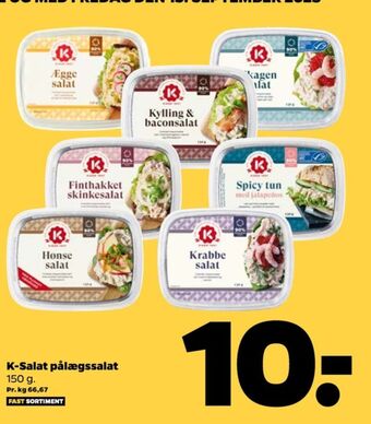 Netto K-salat krabbesalat tilbud