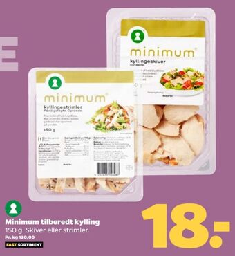 Netto Minimum kyllingeskiver tilbud
