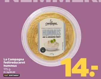 Netto La campagna hummus tilbud