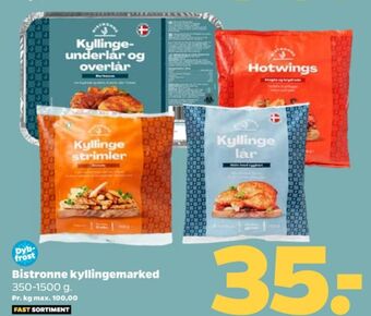 Netto Bistronne kyllingestrimler tilbud