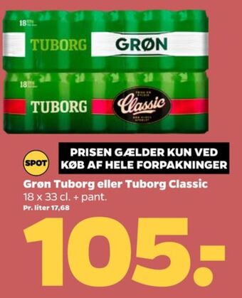 Netto Grøn øl tilbud