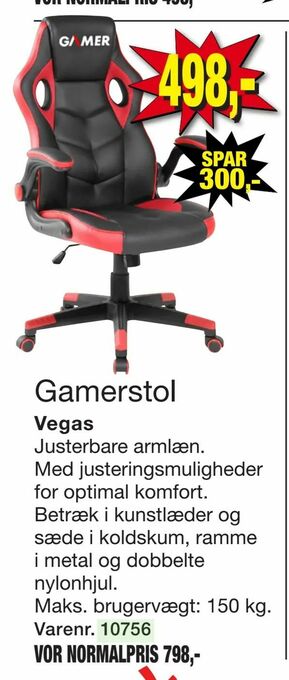 Harald Nyborg Gamerstol tilbud