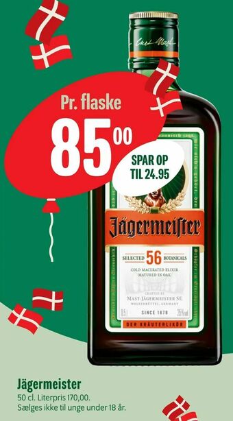 Min Købmand Jägermeister tilbud