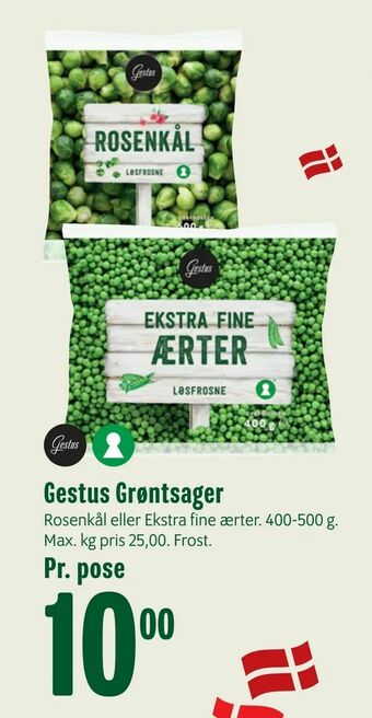 Min Købmand Gestus Grøntsager tilbud