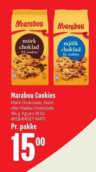 Min Købmand Marabou Cookies tilbud