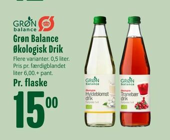 Min Købmand Grøn Balance Økologisk Drik tilbud