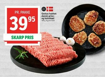 SPAR Gestus hakket dansk grise- og kalvekød tilbud