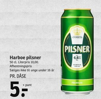 SPAR Harboe pilsner tilbud