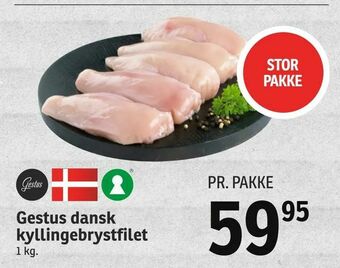 SPAR Gestus dansk kyllingebrystfilet tilbud