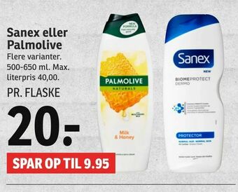 SPAR Sanex eller Palmolive tilbud