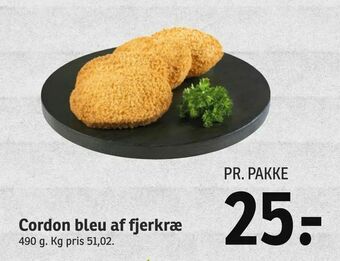 Cordon bleu af fjerkræ