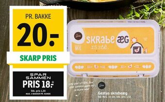 SPAR Gestus skrabeæg tilbud