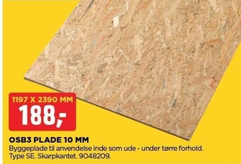 jem & fix Osb3 plade 10 mm tilbud
