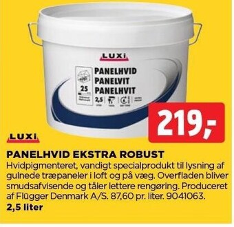 jem & fix Luxi panelhvid ekstra robust tilbud