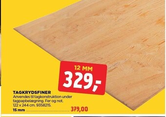 jem & fix Tagkrydsfiner tilbud